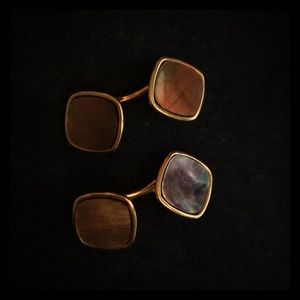 Krementz Smoke Mother of Pearl Cufflinks